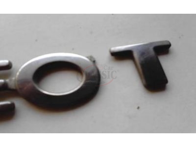 Peugeot 206 - Emblema traseiro (PEUGEOT)