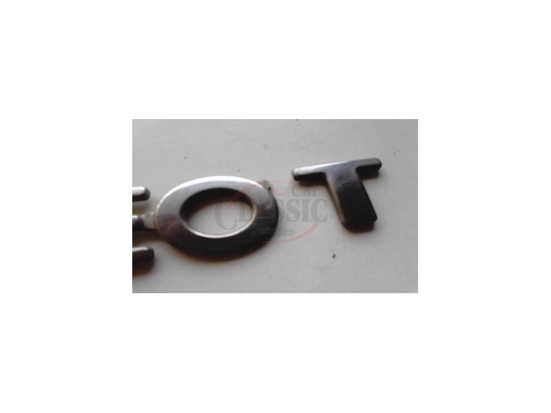 Peugeot 206 - Emblema traseiro (PEUGEOT)