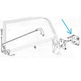 Peugeot 404 - Batente de fechadura porta direita