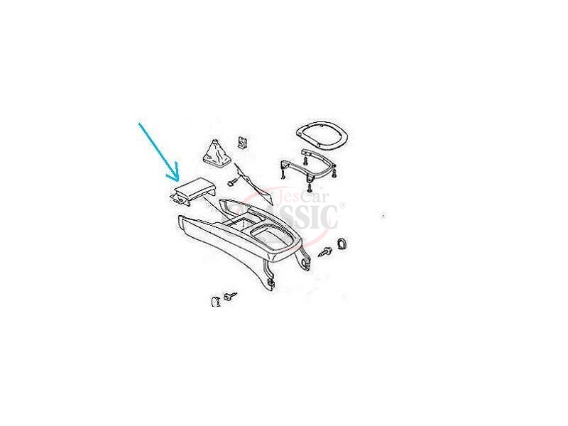 VW Passat B5 - Cinzeiro de consola