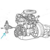 Fiat 600 / Fiat 850 - Apoio do motor traseiro