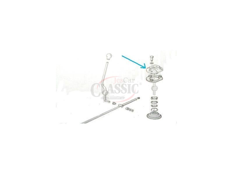 Renault 5 - Suporte da articulação da alavanca de velocidades