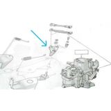 Renault 4 / Renault 5 - Articulação do tirante de comando do carburador