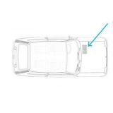 Renault 5 - Difusor de ventilação do capot motor (interior)