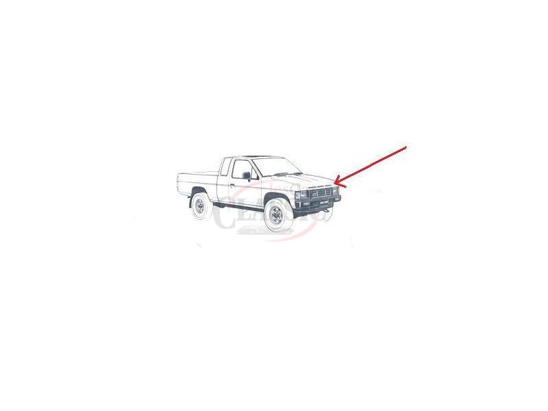 Nissan Kingcab / Nissan Terrano I -  Grelha de ventilação capot