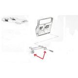 Renault 4 - Remate e fixador do limitador das portas traseiras