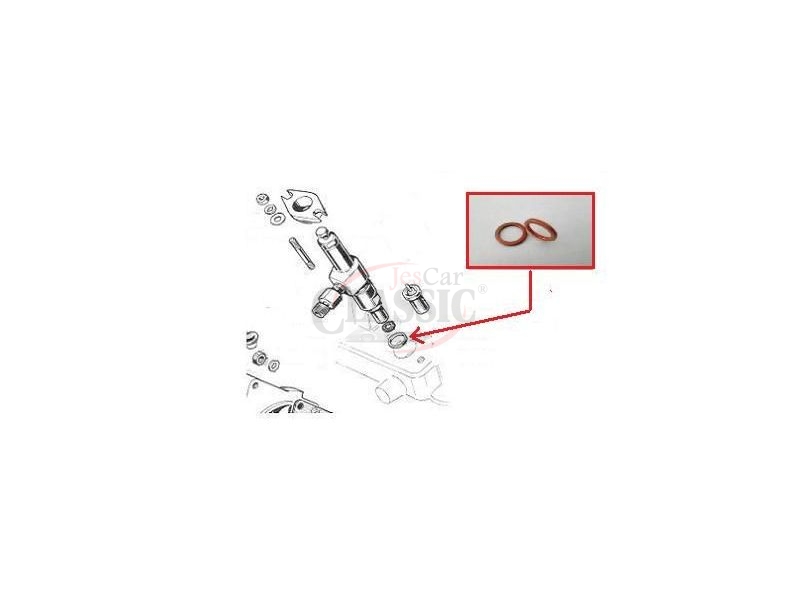 Peugeot 404 / Peugeot 504 - Anilha de cobre para vedação do injector