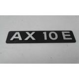 Citroen AX - Emblema traseiro (AX 10 E)