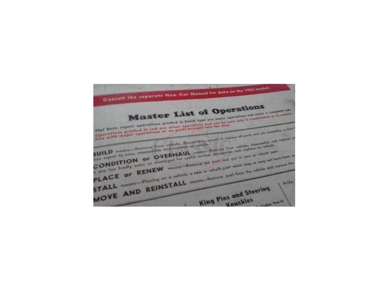 Manual de Serviço - Automotive WORLD (1952)