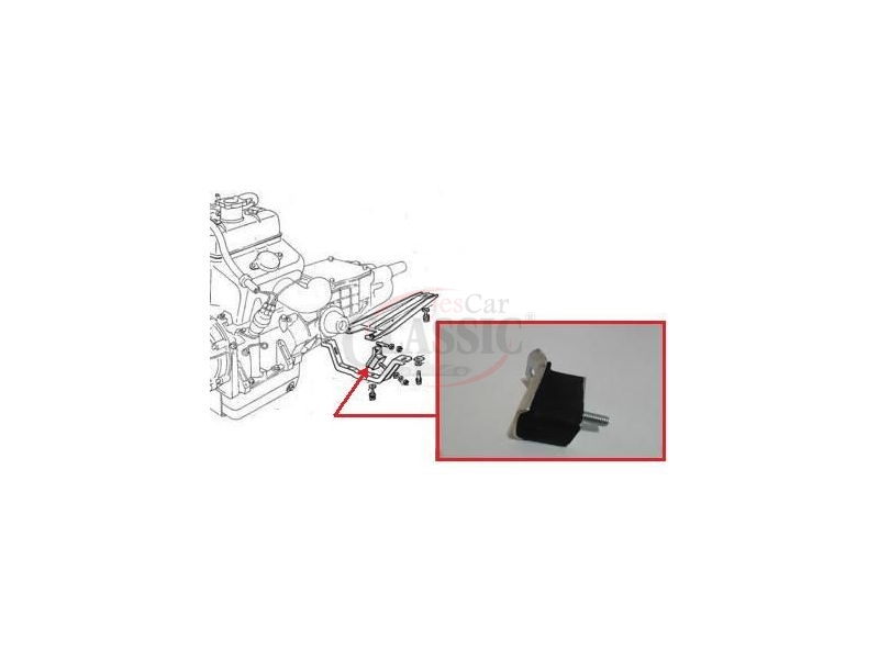 Fiat 126 / Fiat 500 - Apoio de motor e caixa