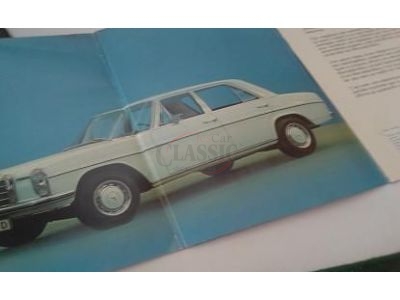Mercedes-Benz W115/8 - Catálogo de lançamento