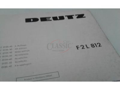 Deutz - Catálogo de peças sobressalentes