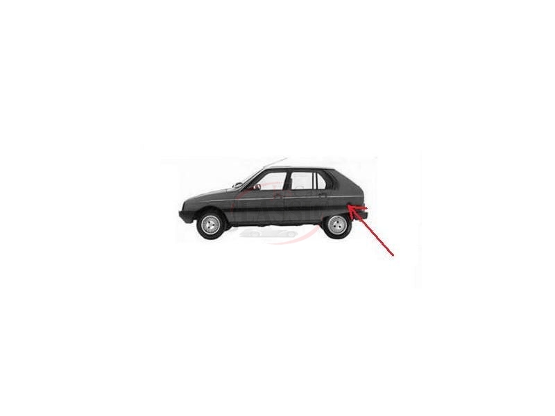 Citroen Visa - Friso embelelazdor da ilharga traseira esquerda