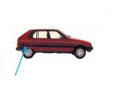Citroen Visa - Friso embelelazdor da ilharga traseira direita