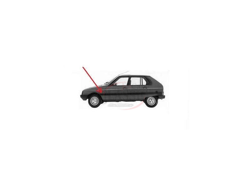 Citroen Visa - Friso embelezador do guarda lamas frente esquerdo