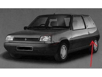 Renault Super 5 - Friso embelezador da ilharga traseira esquerda