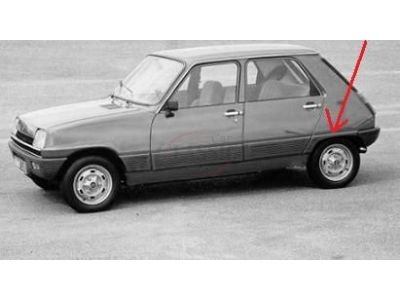 Renault 5 - Friso embelezador da ilharga traseira esquerda