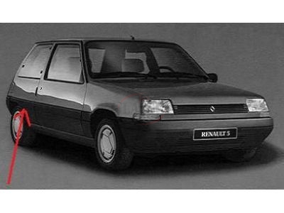 Renault Super 5 - Friso embelezador da ilharga traseira direita
