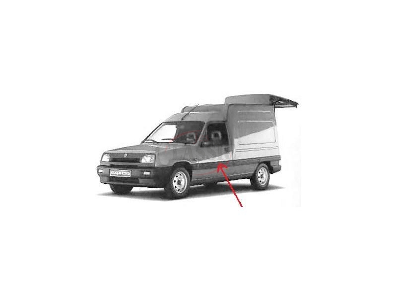 Renault Express III - Friso embelezador da pora esquerda