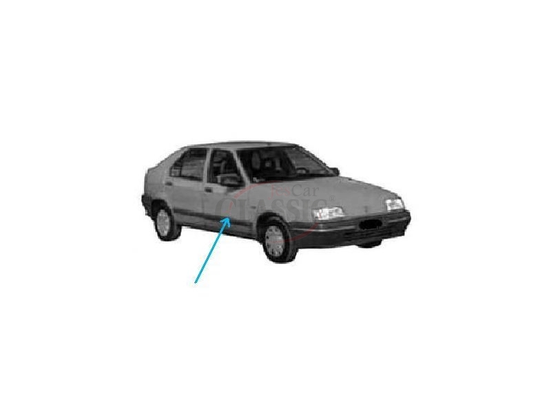 Renault 19 I - Friso embelezador da porta frente direita com cromado