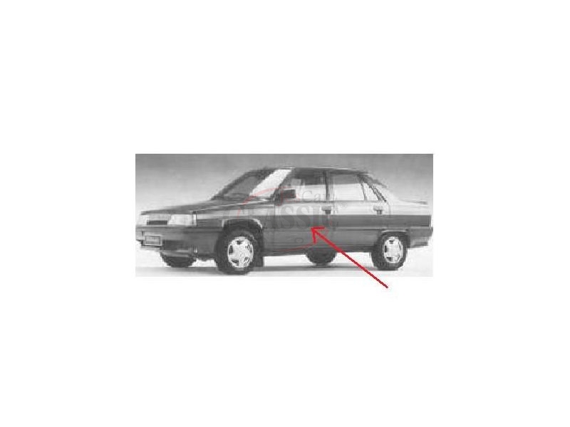 Renault 9 / Renault 11- Friso embelezador da porta frente esquerda (910mm)