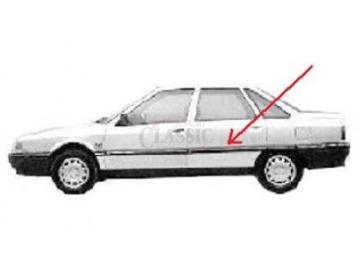 Renault 21 I - Friso embelezador da porta traseira esquerda (990mm)