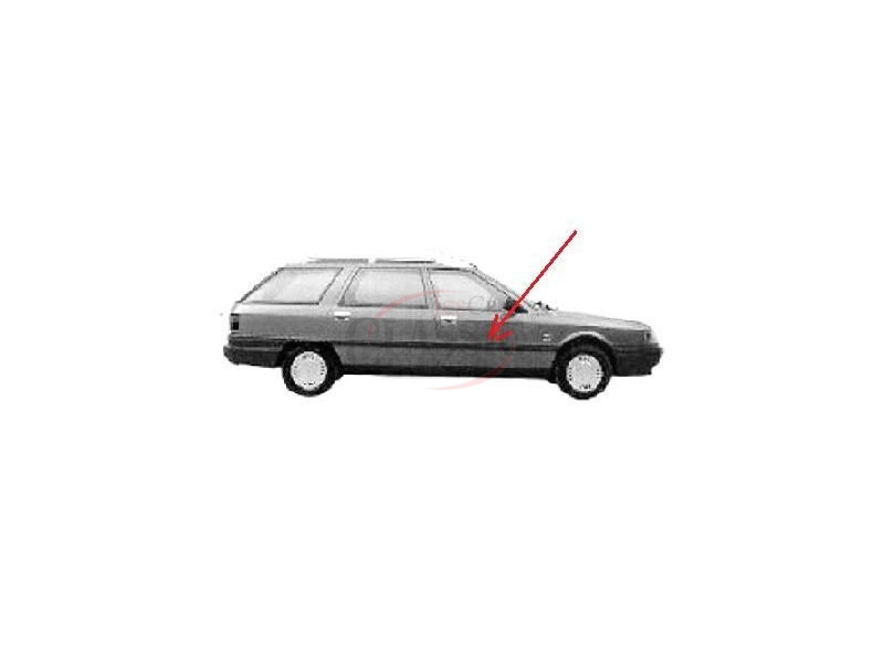 Renault 21 I - Friso embelezador da porta frente direita (1040mm)