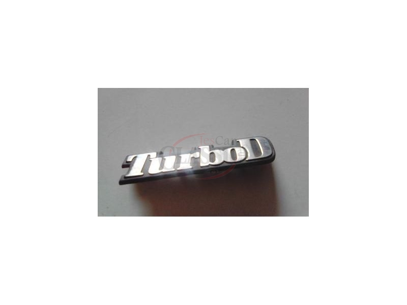 Renault 19 / Renault 21 - Emblema traseiro (TURBO D)