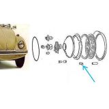 VW Carocha 67-73 - Mola de fixação do aro vidro farol principal