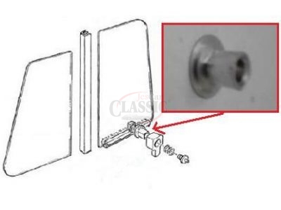 Peugeot J7 - Contra-porca do vidro porta frente (Fixação fecho)