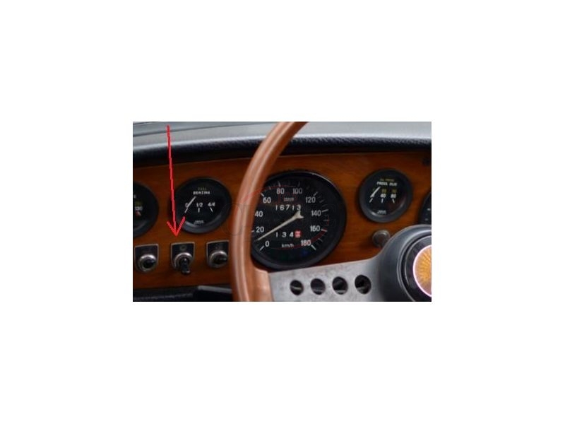 Fiat 850 Cabriolet / Fiat 850 Spider - Distico informação de luz de tablier