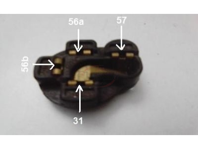Multimarcas - Suporte de lâmpada farol principal H4 (Assimétrico)
