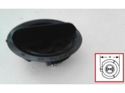 Opel Corsa / VW Golf - Suporte de lâmpada farol principal H7 (PX26d)