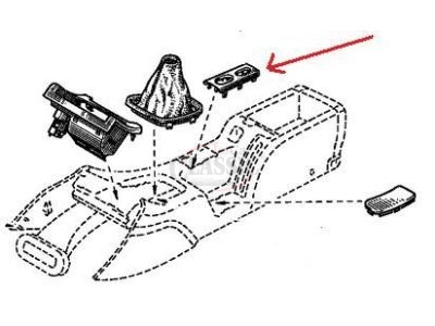 Renault Laguna I - Suporte de interruptores