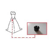 Seat / VW - Casquilho de fixação para fole alavanca de velocidades ao punho