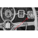 VW Carocha 57-74 - Frente de auto-rádio ♫ (213x55)