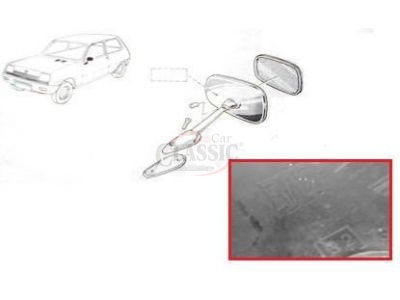 Renault 5 - Espelho retrovisor exterior esquerdo (BAZ)