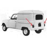 Renault 4F - Borracha do vidro farolim traseiro