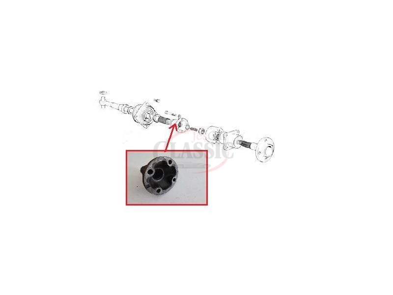 Fiat 600 - Falange do semi-seixo (Ø 24 - 22 Estrias)