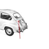 Fiat 600 - Dobradiça da tampa motor esquerda