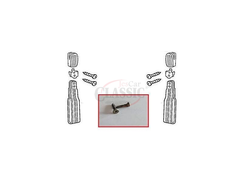 VW Carocha 67-77 - Parafuso de fixação pega interior da coluna porta (4.8x25mm)