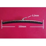 Mini - Escova de limpa vidros cromada (250mm)