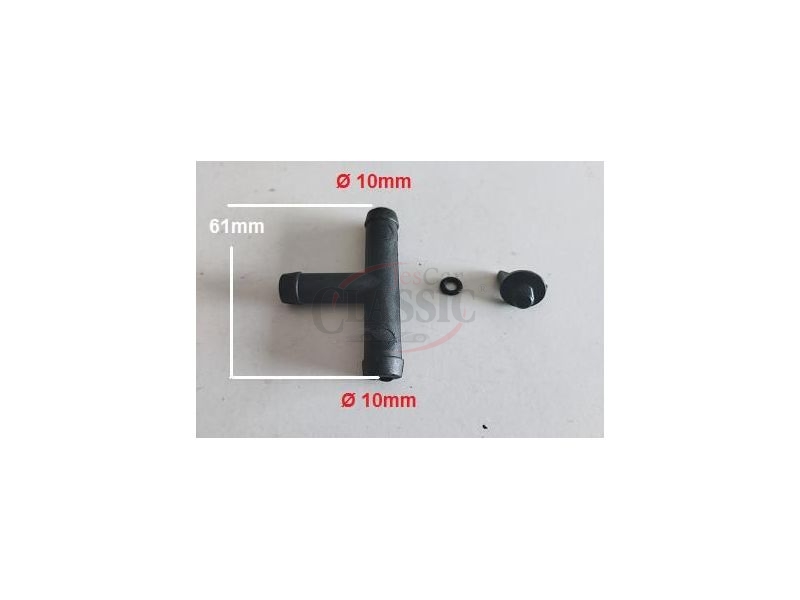 Renault 4 / Renault 5 - Tubo de união com sangrador (Ø 10x2)