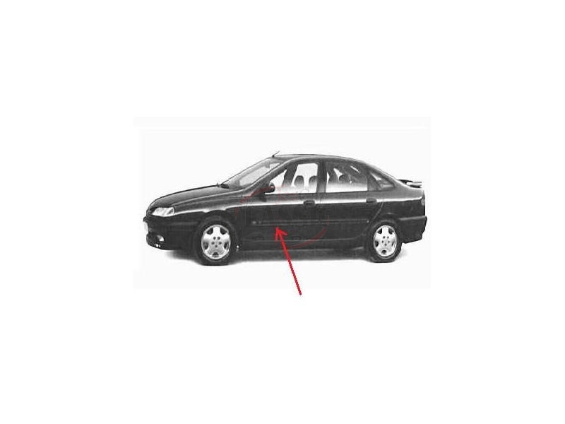Renault Laguna I - Friso embelezador da porta frente esquerda (1045mm)