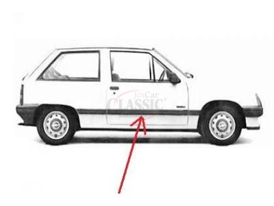 Opel Corsa A - Friso embelezador porta direita