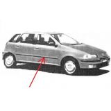 Fiat Punto I - Friso embelezador porta frente direita (990mm)