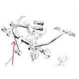 Peugeot 504 / Peugeot 504 Pick up - Tirante selector de mudanças ao volante