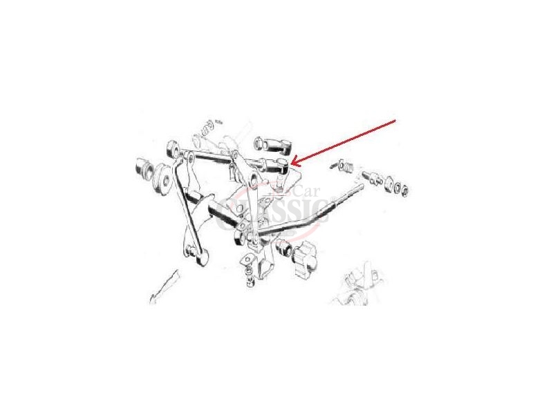 Peugeot 404 / Peugeot 504 Pick up - Tirante selector de mudanças ao volante