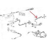 Peugeot 504 - Tirante ajustável de paragem bomba injectora