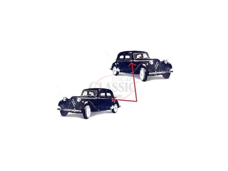 Citroen Traction Avant - Manipulo de abertura porta exterior frente direita sem chave / traseira esquerda
